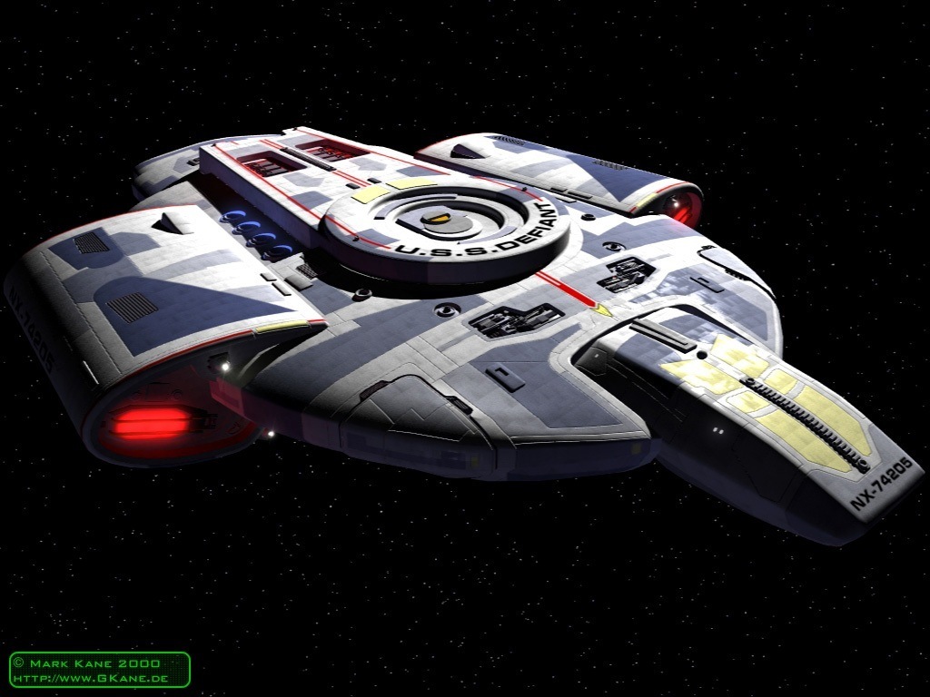 Космический корабль U.S.S. Defiant NX-74205 (Стар Трек) paper model