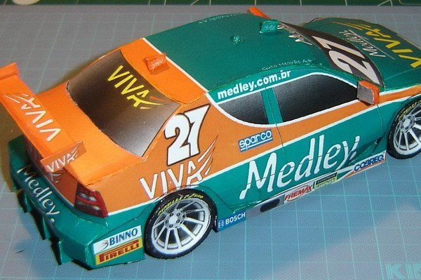 Автомобиль Chevrolet Astra 2007 (Stock Car Brasil) paper model