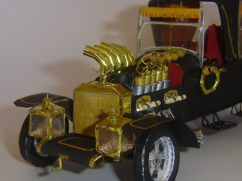 Монстромобиль / Munster Koach (Семейка монстров) paper model