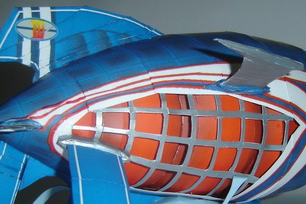 Корабль Спортакуса (Лентяево) paper model
