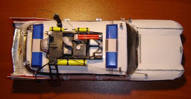 Автомобиль Ecto-1 (Охотники за привидениями) paper model
