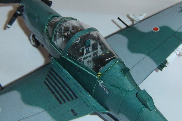 Самолет Embraer EMB 314 Super Tucano paper model