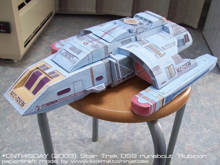 Космический корабль Рубикон класса дануби (Стар Трек) paper model