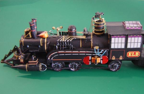 Паровоз типа 2-3-0 / Паровоз времени (Назад в будущее 3) paper model