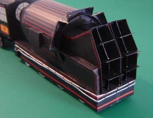 Паровоз типа 2-3-0 / Паровоз времени (Назад в будущее 3) paper model