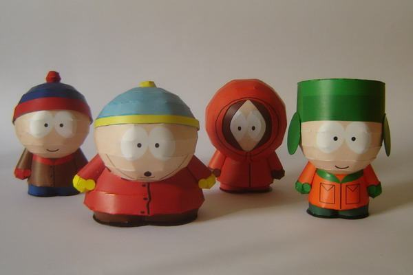 Эрик Картман (Южный парк) paper model