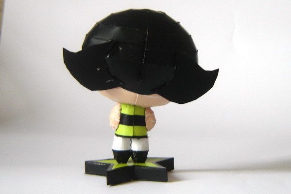 Пестик (Суперкрошки) paper model