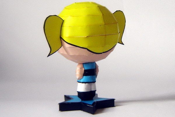 Пузырек (Суперкрошки) paper model