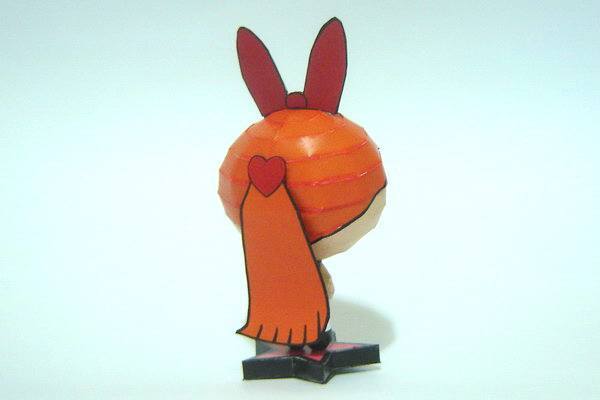 Цветик (Суперкрошки) paper model