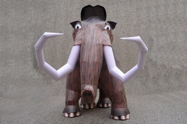 Мамонт Манфред / Мэнни (Ледниковый период) paper model