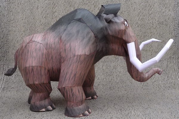 Мамонт Манфред / Мэнни (Ледниковый период) paper model