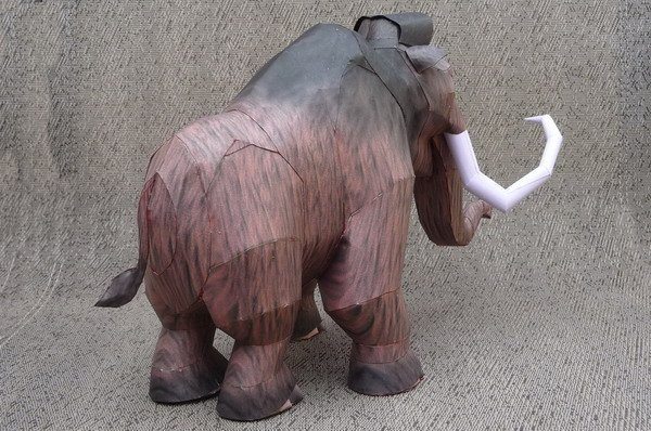 Мамонт Манфред / Мэнни (Ледниковый период) paper model