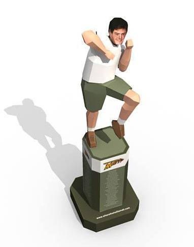 Мэттью Мэтт Хардинг paper model