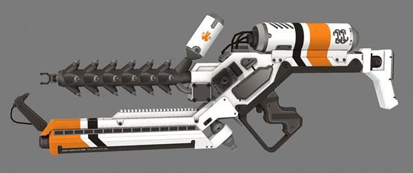 Инопланетное оружие / ARC Gun (Район №9) paper model
