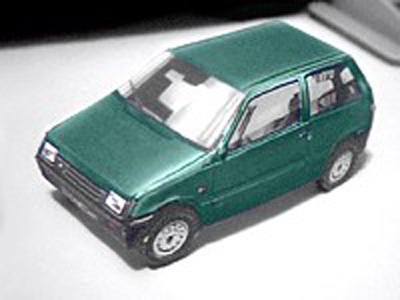 Автомобиль ВАЗ-1111 Ока paper model