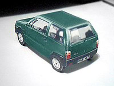 Автомобиль ВАЗ-1111 Ока paper model