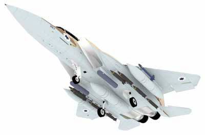 Истребитель F-15I Раам paper model