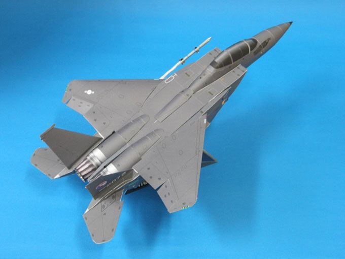 Истребитель F-15SE Silent Eagle paper model