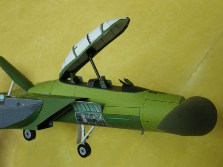 Истребитель F-15K Slam Eagle (производственный вид) paper model