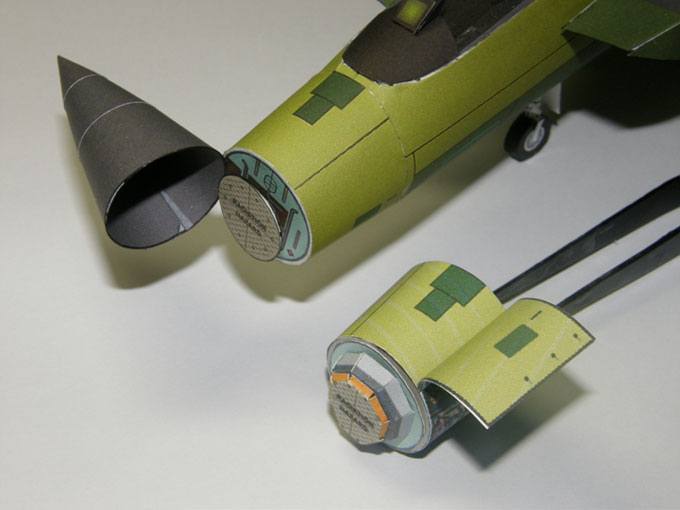 Истребитель F-15K Slam Eagle (производственный вид) paper model