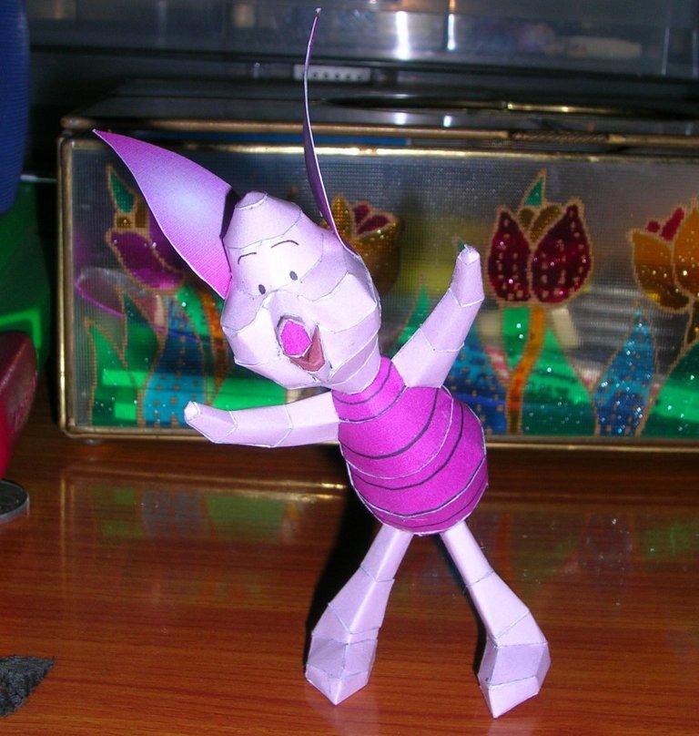 Пятачок (Винни Пух) paper model