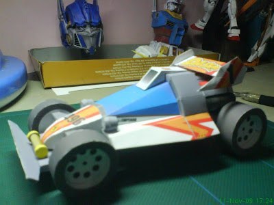 Автомобиль Dash-1 Emperor (Dash! Yonkuro) paper model