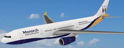 Авиалайнер Airbus A330-243 Monarch Airlines paper model