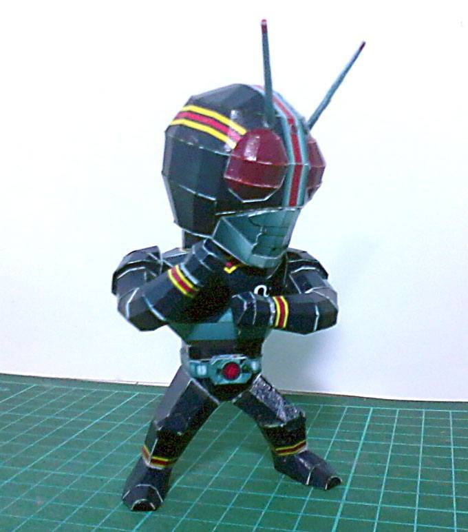 Kamen Rider SD paper model