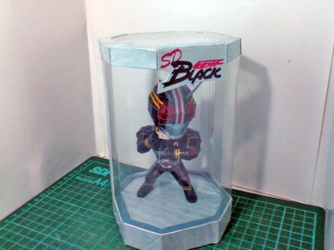 Kamen Rider SD paper model