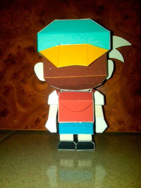 Главный герой Harvest Moon: Back to Nature paper model