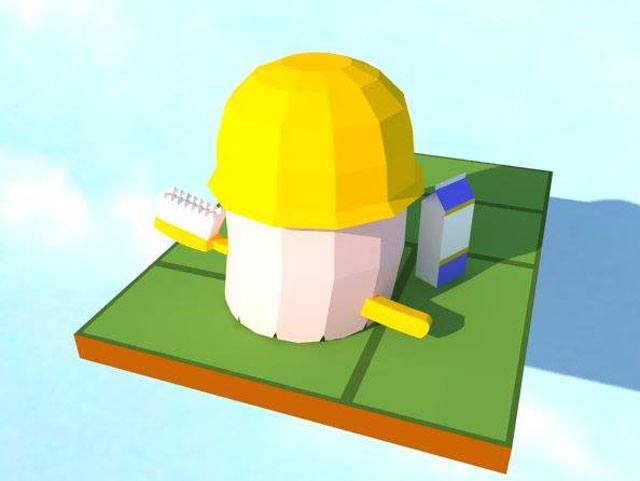 Tuti (Tuti and Friends) paper model