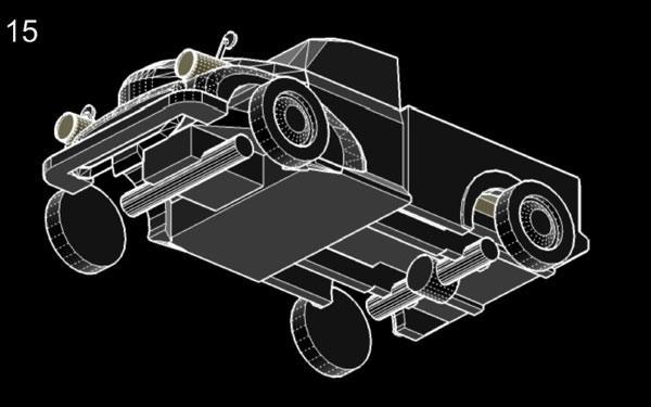 Автомобиль Morris Minor paper model
