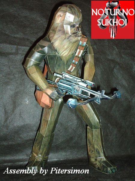 Чубакка (Звездные войны) paper model