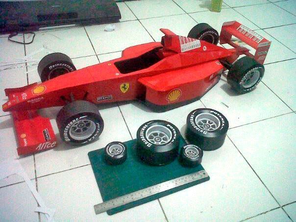 Автомобили Формулы 1 paper model