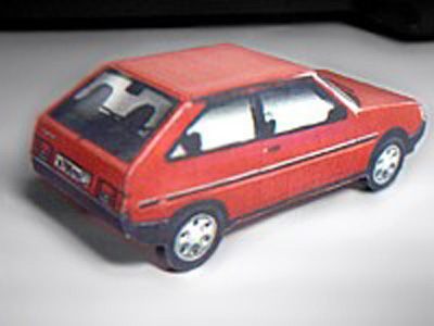 Автомобиль ЗАЗ-1102 Таврия paper model