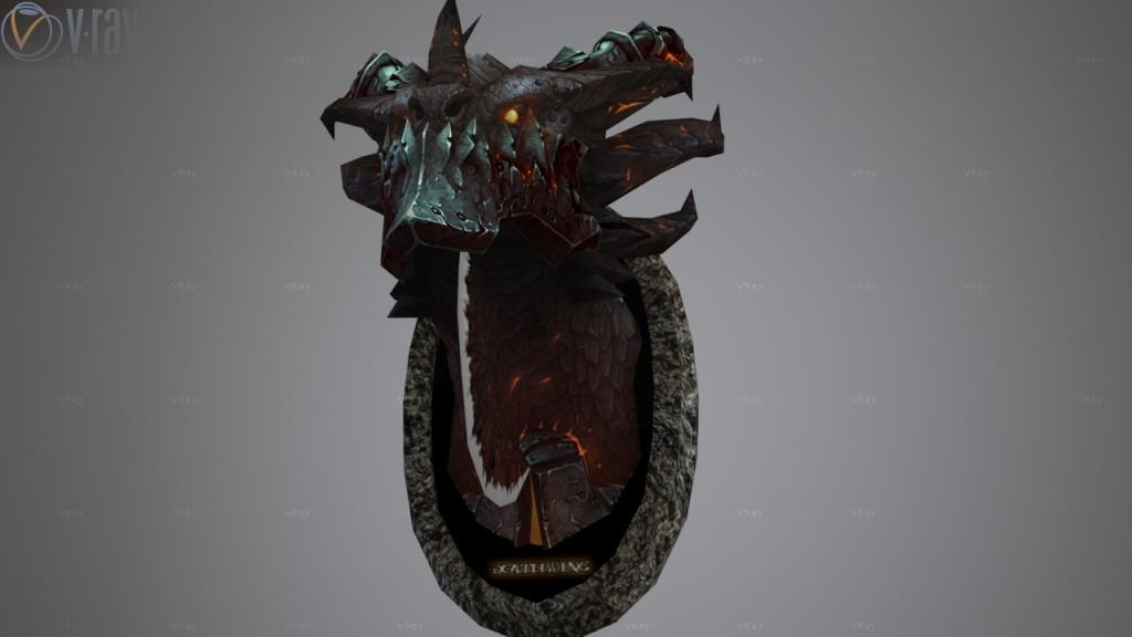 Дракон Смертокрыл (World of Warcraft) paper model