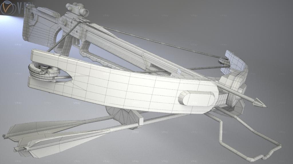Арбалет Дэрила (Ходячие мертвецы) paper model