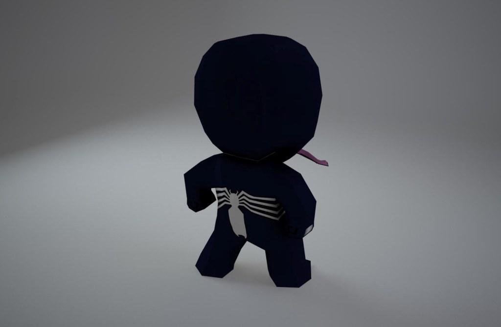 Веном (Человек-паук) paper model