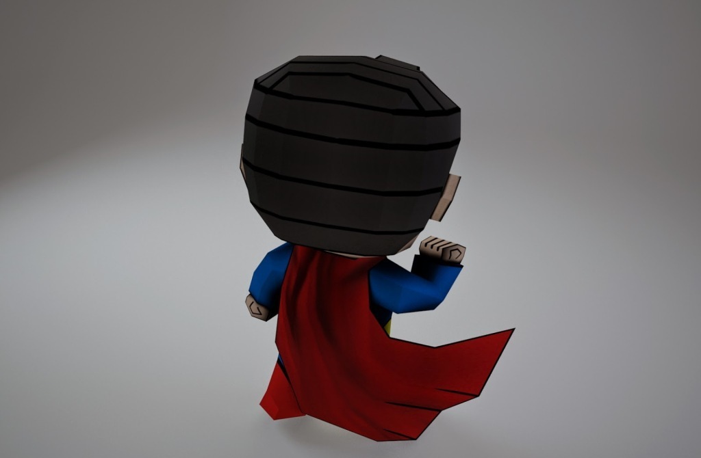 Супермен paper model