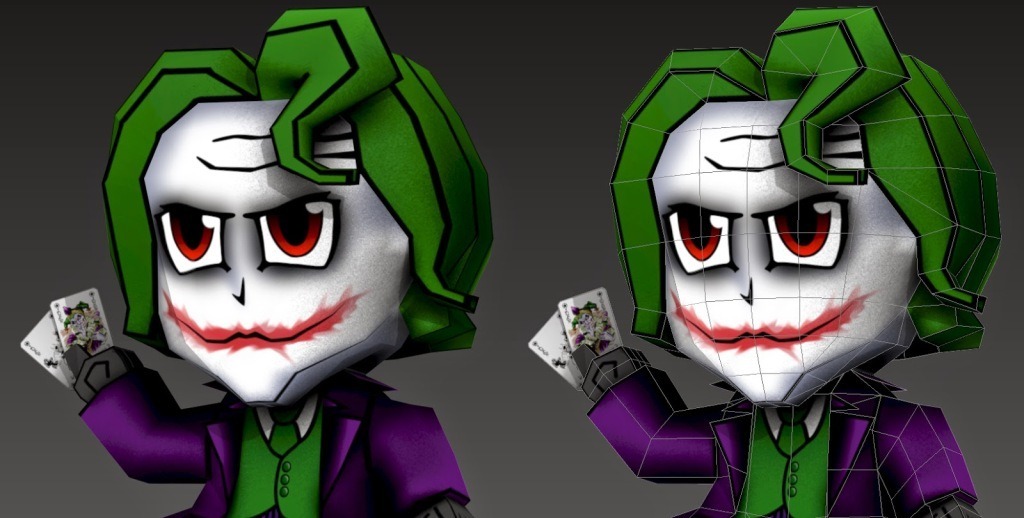 Джокер (Бэтмен) paper model