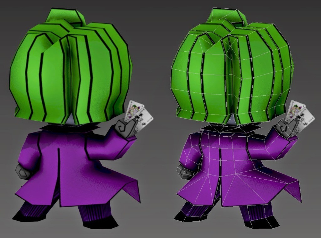 Джокер (Бэтмен) paper model