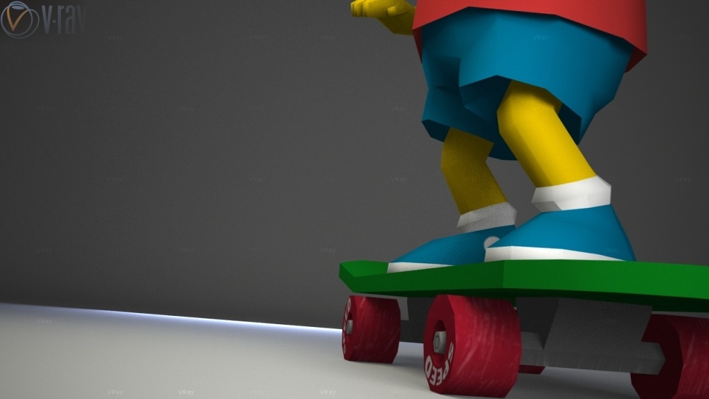 Барт Симпсон (Симпсоны) paper model
