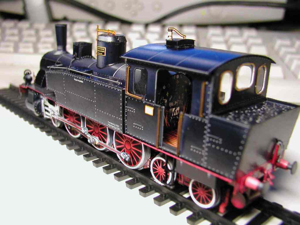 Локомотив FS 950 paper model