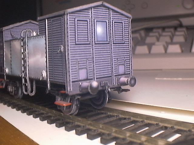 Вагон типа Vof paper model