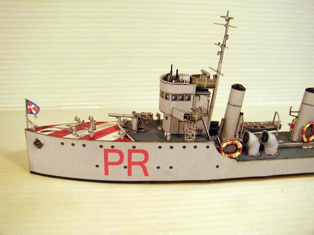 Крейсер Generale Marcello Prestinari paper model