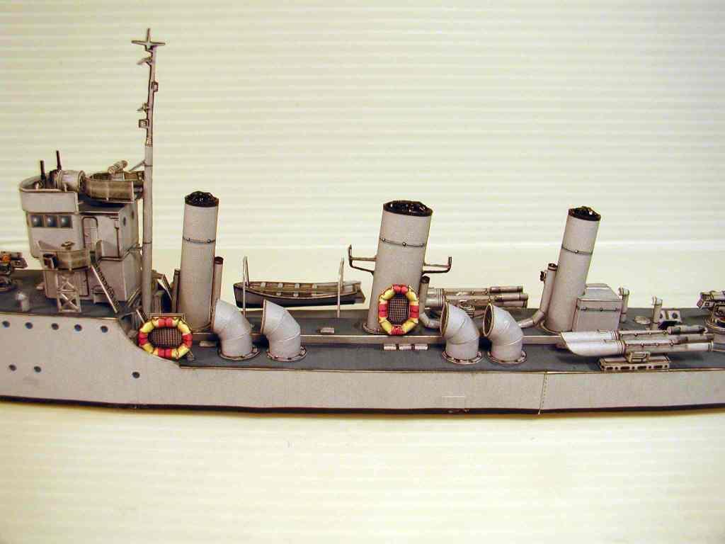 Крейсер Generale Marcello Prestinari paper model