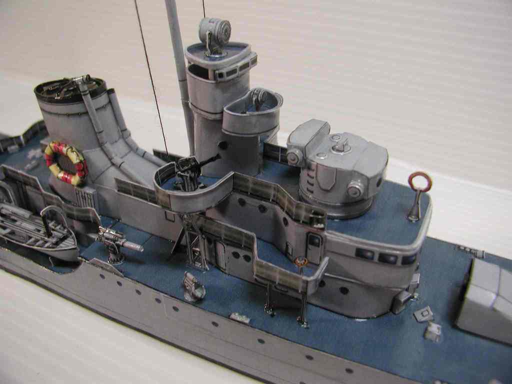 Крейсер Vittorio Alfieri paper model