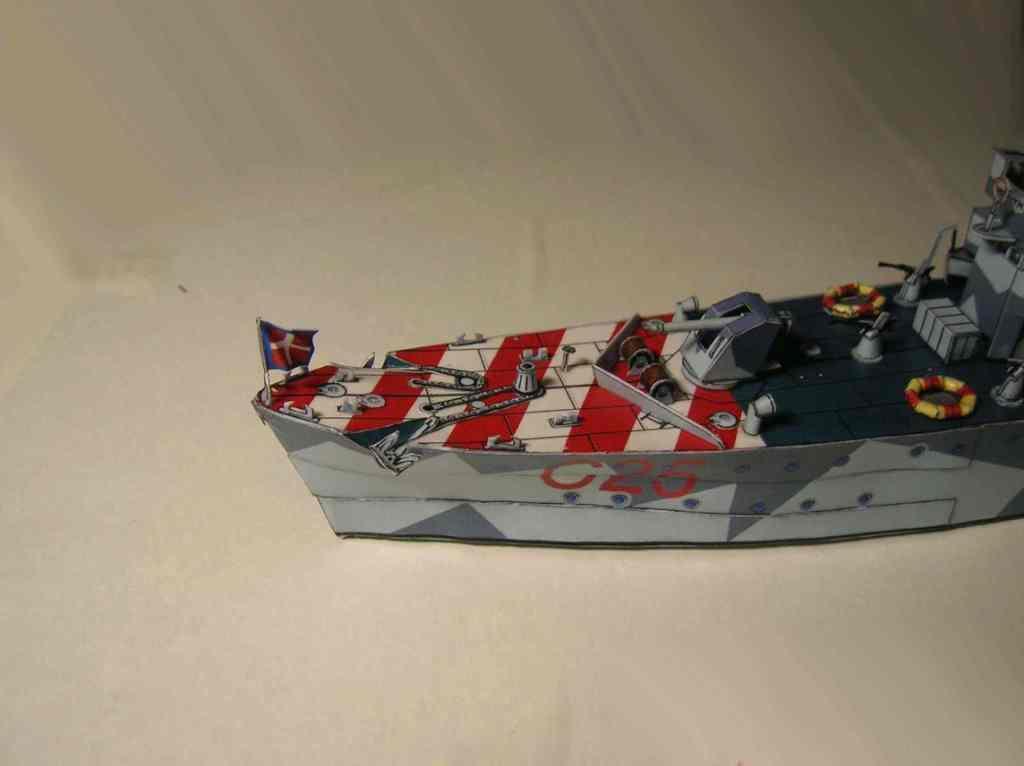 Корвет Ape (1943) paper model