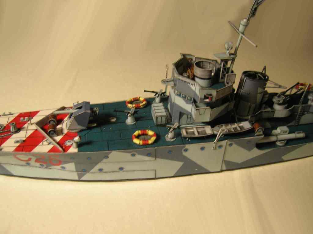 Корвет Ape (1943) paper model