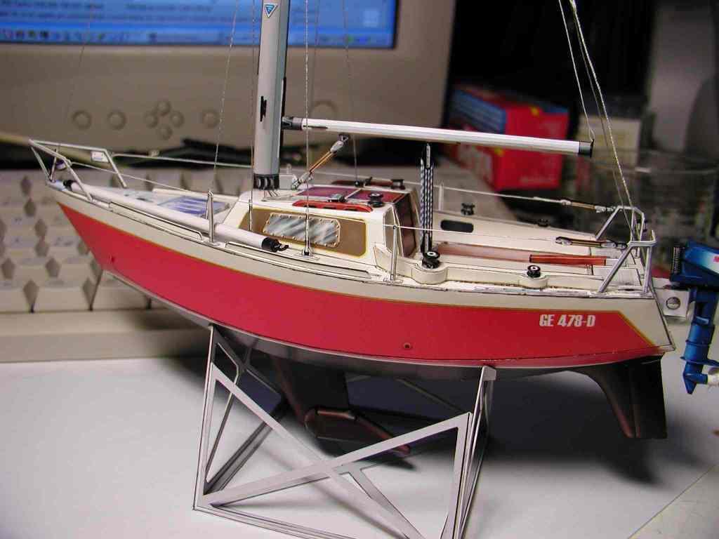 Яхта Via Cosi [1:40] paper model